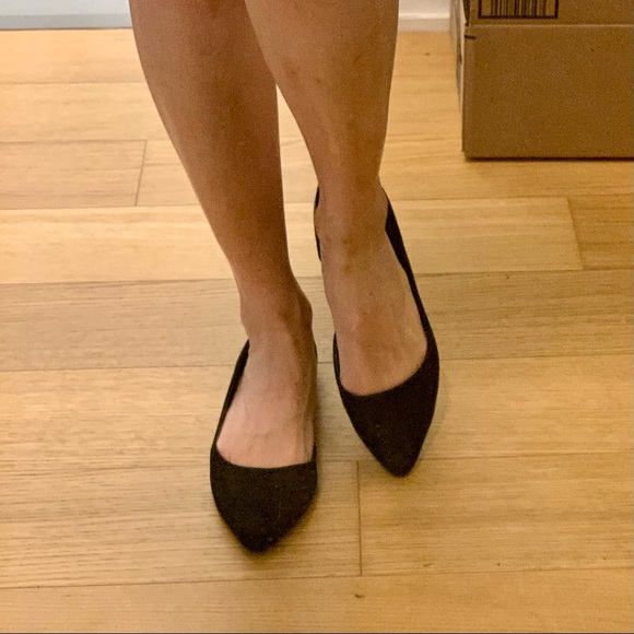 AEO Pointed Toe D’Orsay Flats - Picture 6 of 7